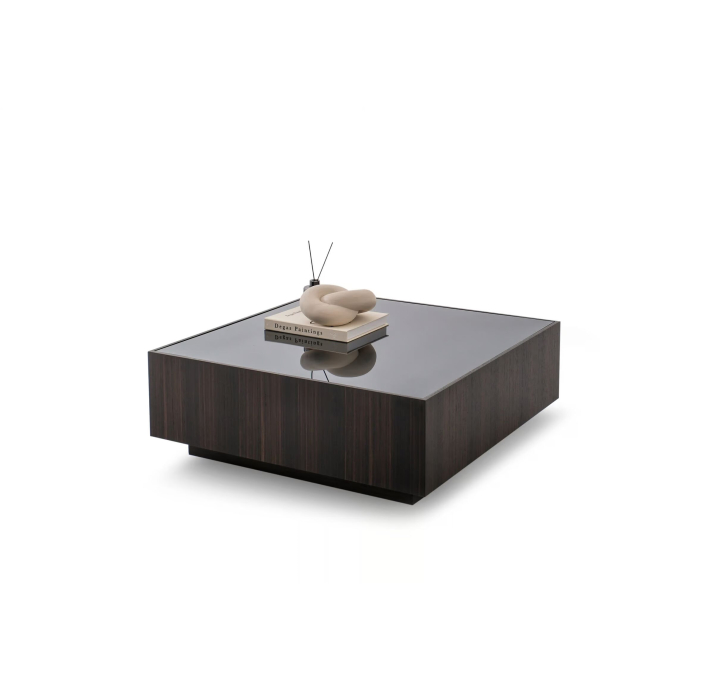 Стол журнальный MARTINA COFFEE TABLE WALNUT AMERICAN WALNUT  81X81X30 СМ. (NRM05808)