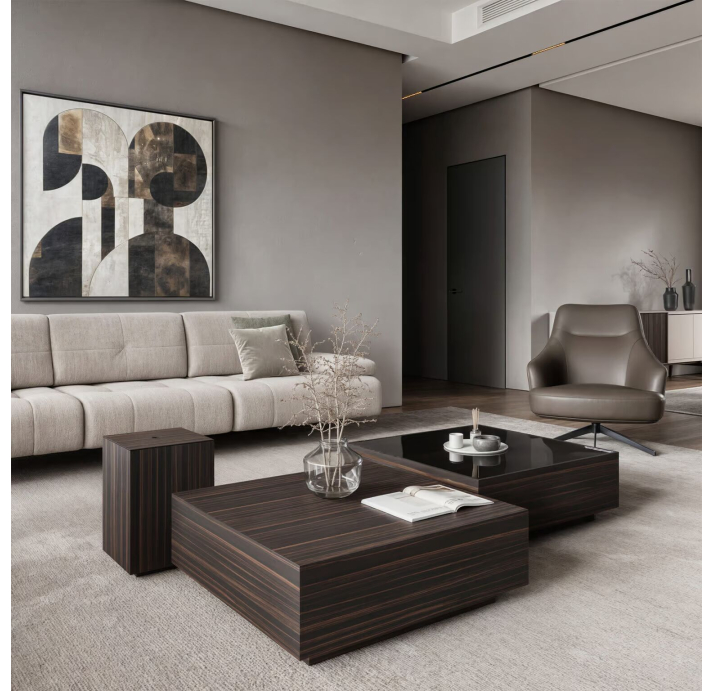 Стол журнальный MARTINA SIDE TABLE WALNUT AMERICAN WALNUT  30X30X45 СМ. (NRM05809)