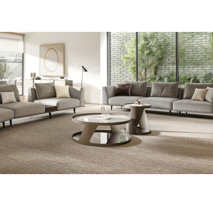 Стол журнальный PRETORIA COFFEE TABLE EMPT CALACATTA GOLD  97X97X35 СМ. (NRM05810)