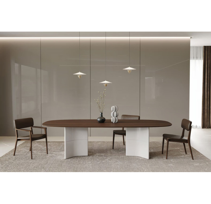 Стол обеденный ARK DINING TABLE BROWN AMERICAN WALNUT  275X110X75 СМ. (NRM05812)