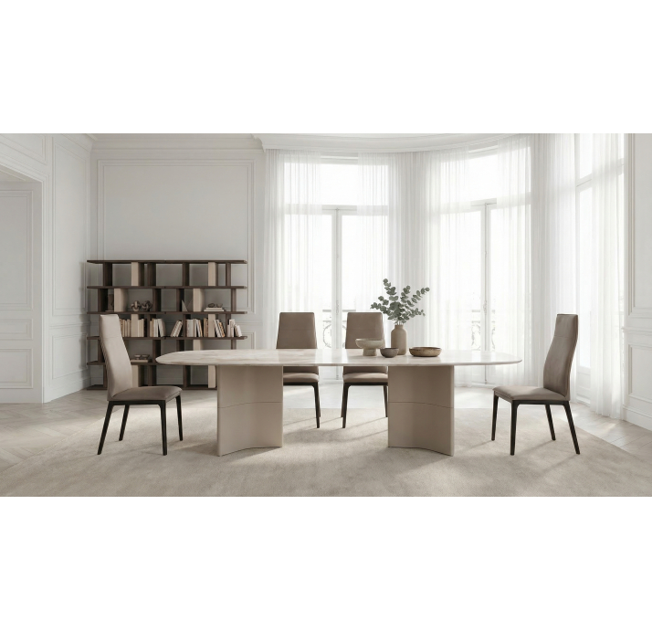 Стол обеденный ARK DINING TABLE BROWN AMERICAN WALNUT  275X110X75 СМ. (NRM05812)