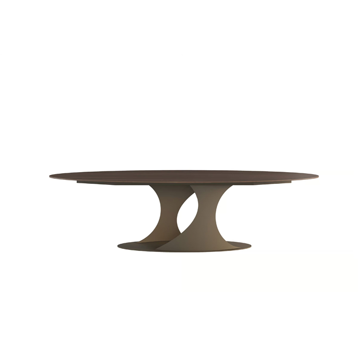 Стол обеденный LOOP DINING TABLE BROWN AMERICAN WALNUT  275X110X75 СМ. (NRM05829)