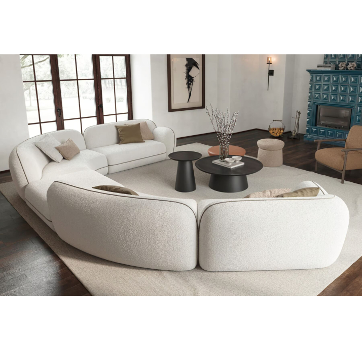 Стол журнальный YODA COFFEE TABLE BLACK BLACK WOOD  105X105X35 СМ. (NRM05843)