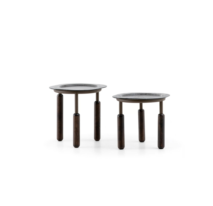 Стол журнальный LUDO SIDE TABLE WALNUT AMERICAN WALNUT  40X40X43 СМ. (NRM05855)