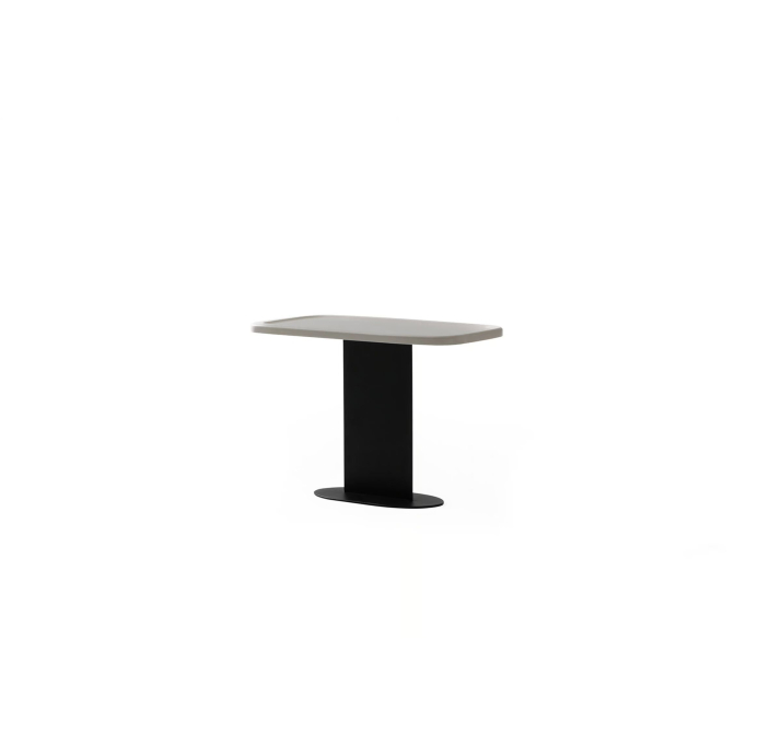 Стол журнальный BAMBI SIDE TABLE BLACK BEIGE  72X36X50 СМ. (NRM05857)