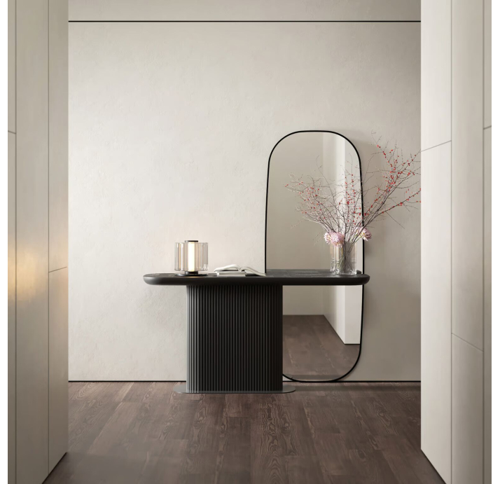 Консоль напольная METIS CONSOLE BLACK WOOD BLACK WOOD BLACK 150X45X76 СМ. (NRM05879)