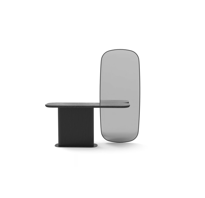 Консоль напольная METIS CONSOLE BLACK WOOD BLACK WOOD BLACK 150X45X76 СМ. (NRM05879)