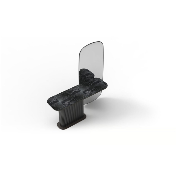 Консоль напольная METIS CONSOLE BLACK WOOD BLACK WOOD BLACK 150X45X76 СМ. (NRM05879)