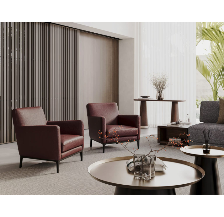 Консоль напольная VIVIENNE CONSOLE BLACK Anthracite walnut veneer BLKT 150X45X80 СМ. (NRM05865)