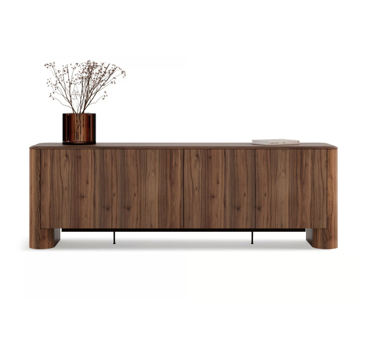 Комод AGATE CONSOLE WALNUT BEIGE MARBLE AMERICAN WALNUT 240X52X79 СМ. (NRM05882)