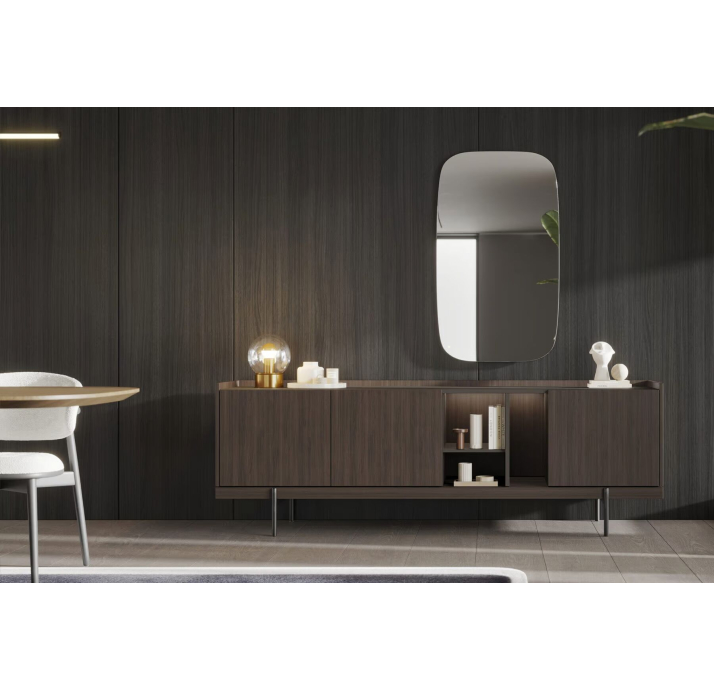 Комод GENOVA SIDEBOARD AMERICAN WALNUT WALNUT AMERICAN WALNUT 220X55X78 СМ. (NRM05895)