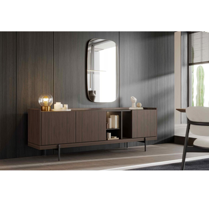 Комод GENOVA SIDEBOARD AMERICAN WALNUT WALNUT AMERICAN WALNUT 220X55X78 СМ. (NRM05895)