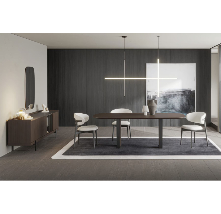 Комод GENOVA SIDEBOARD AMERICAN WALNUT WALNUT AMERICAN WALNUT 220X55X78 СМ. (NRM05895)