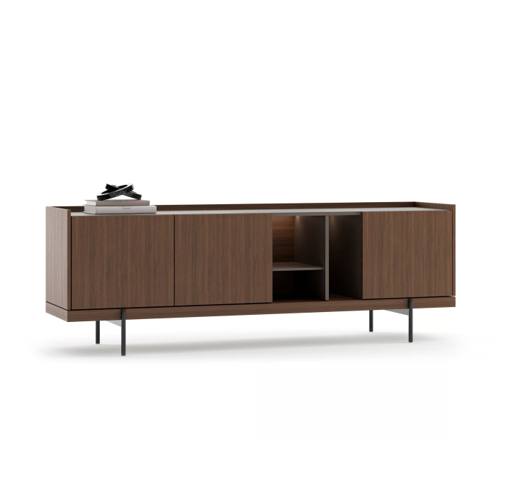 Комод GENOVA SIDEBOARD AMERICAN WALNUT WALNUT AMERICAN WALNUT 220X55X78 СМ. (NRM05895)