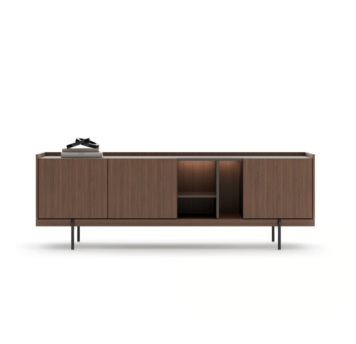 Комод GENOVA SIDEBOARD AMERICAN WALNUT WALNUT AMERICAN WALNUT 220X55X78 СМ. (NRM05895)