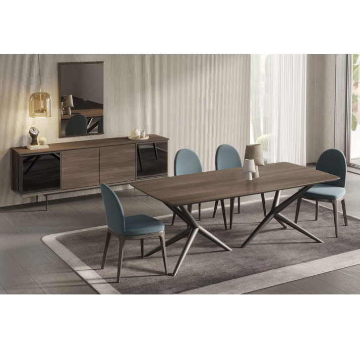 Комод ARAGON SIDEBOARD AMERICAN WALNUT WALNUT AMERICAN WALNUT 222X52X80 СМ. (NRM05897)