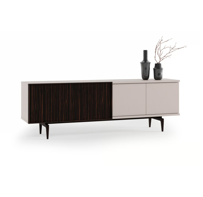 Комод MARTINA SIDEBOARD CREAM CREAM AMERICAN WALNUT 235X54X79 СМ. (NRM05893)