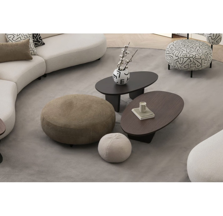 Пуф VIDI VICI POUF 108X108X42 см. KADIFE 6284 (NRM05909)