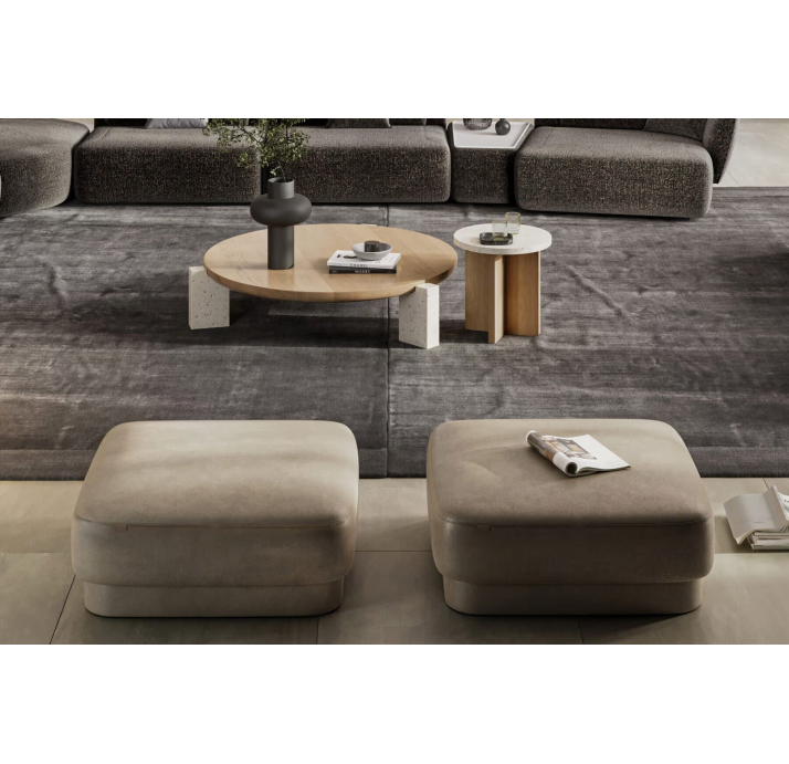 Пуф SAMBA M POUF 90X90X40 см. MEGASOFT M508 (NRM05916)