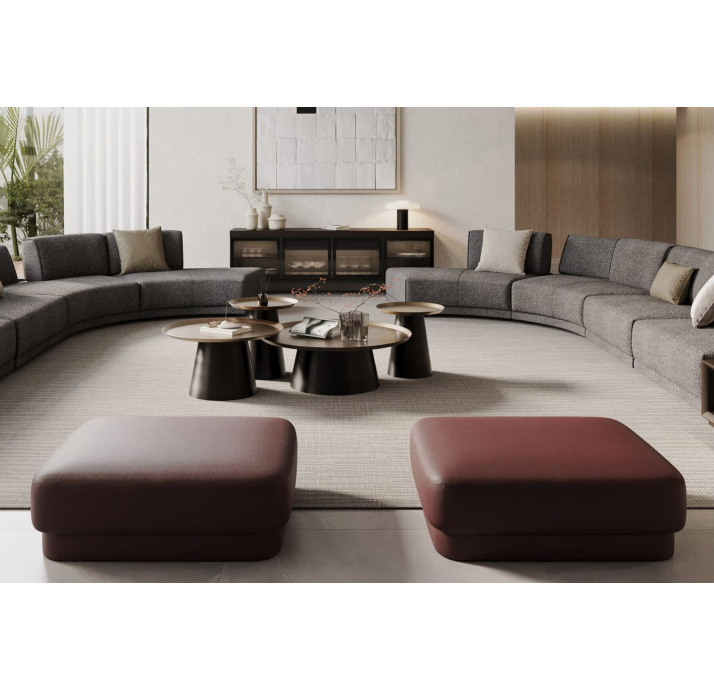 Пуф SAMBA M POUF 90X90X40 см. MEGASOFT M708 (NRM05913)