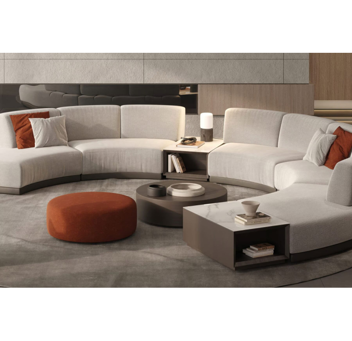 Пуф CHELSEA POUF 80X80X27 см. MEGASOFT M022 (NRM05926)