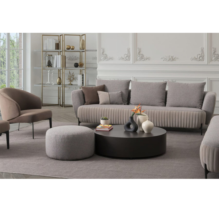 Пуф CHELSEA POUF 60X60X35 см. KADIFE 6279 (NRM05944)