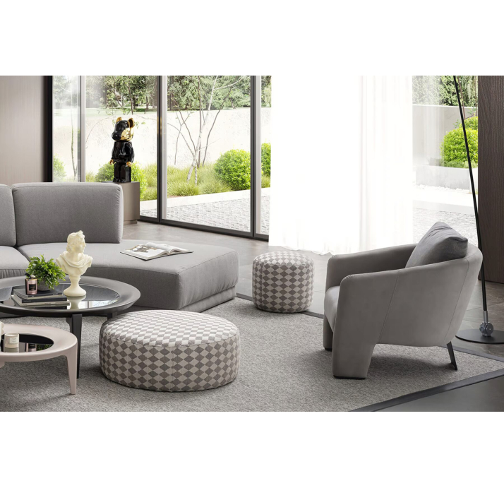 Пуф CHELSEA POUF 42X42X39 см. MEGASOFT M302 (NRM05955)