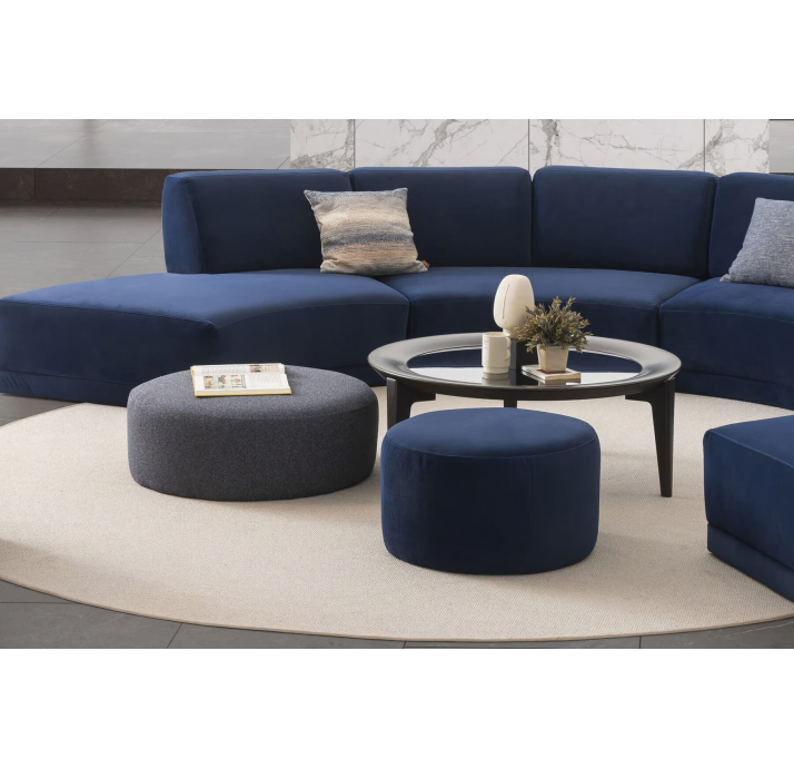 Пуф CHELSEA POUF 60X60X35 см. HOPPI G 22297-15 (NRM05940)