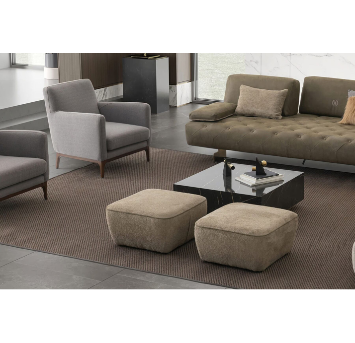 Пуф DORIA POUF 58X38X42 см. PLAINFRY 15497-104 (NRM05953)