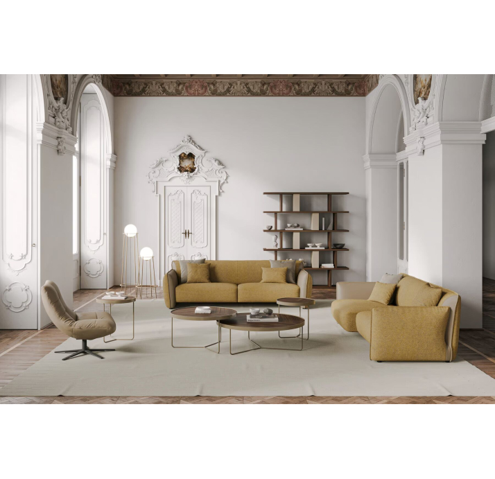 Стеллаж прямой HANNA BOOKSHELF WALNUT WALNUT  180X40X205 СМ. (NRM05971)