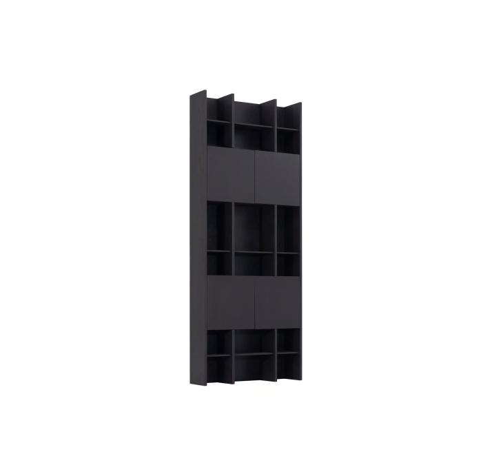 Стеллаж прямой SIENA BOOKSHELF FUME FUME  110X32X278 СМ. (NRM05976)