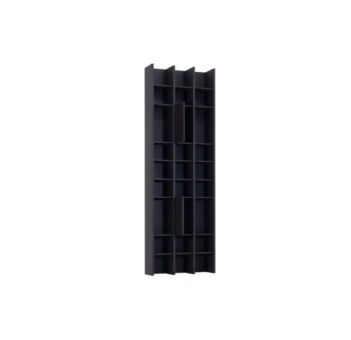 Стеллаж прямой SIENA BOOKSHELF FUME FUME  90X32X278 СМ. (NRM05975)