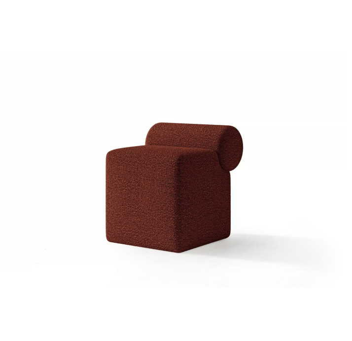 Пуф ALFA MAKE UP POUF 50X56X50 см. OVER PLAIN 1950-04 (NRM05968)