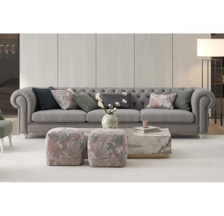 Пуф VISION POUF 45X45X45 см. KADIFE 6281 (NRM05962)