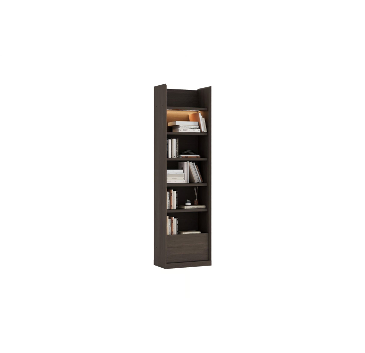 Стеллаж прямой ARAGON BOOKSHELF WALNUT WALNUT  60X32X214 СМ. (NRM05977)