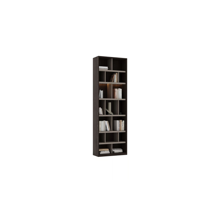 Стеллаж прямой SAVONA BOOKSHELF WALNUT WALNUT  88X31X245 СМ. (NRM05972)