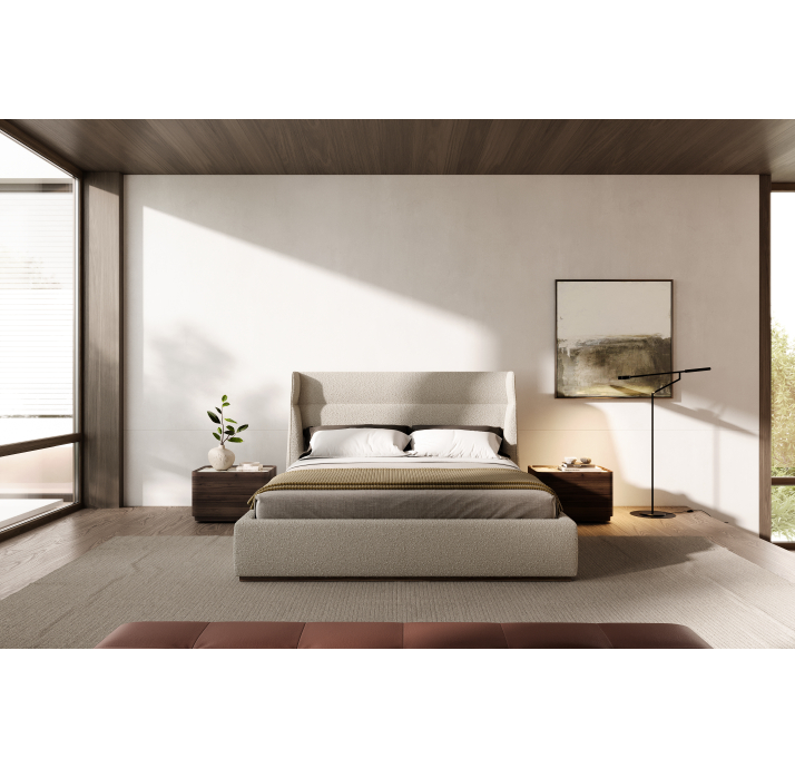 Тумба прикроватная TRIPOLI NIGHTSTAND WALNUT CREAM  62X48X39 СМ. (NRM06016)