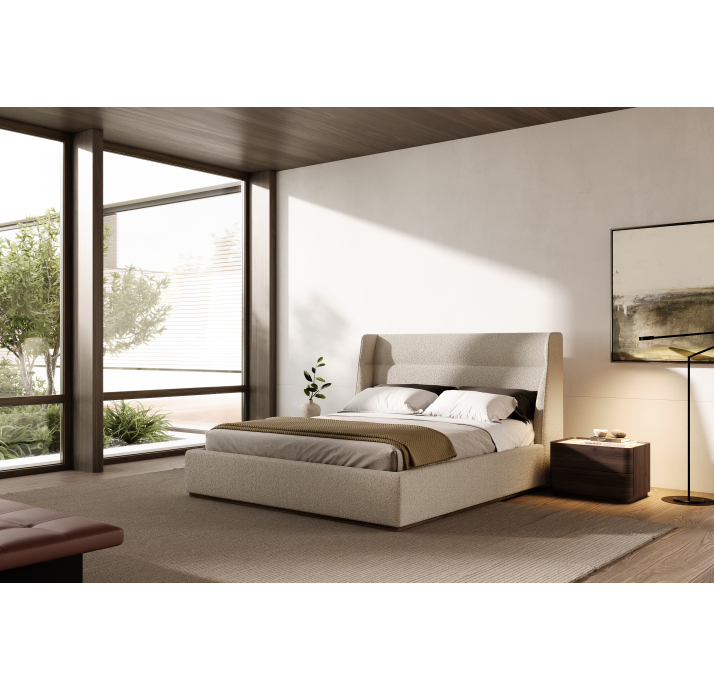 Тумба прикроватная TRIPOLI NIGHTSTAND WALNUT CREAM  62X48X39 СМ. (NRM06016)