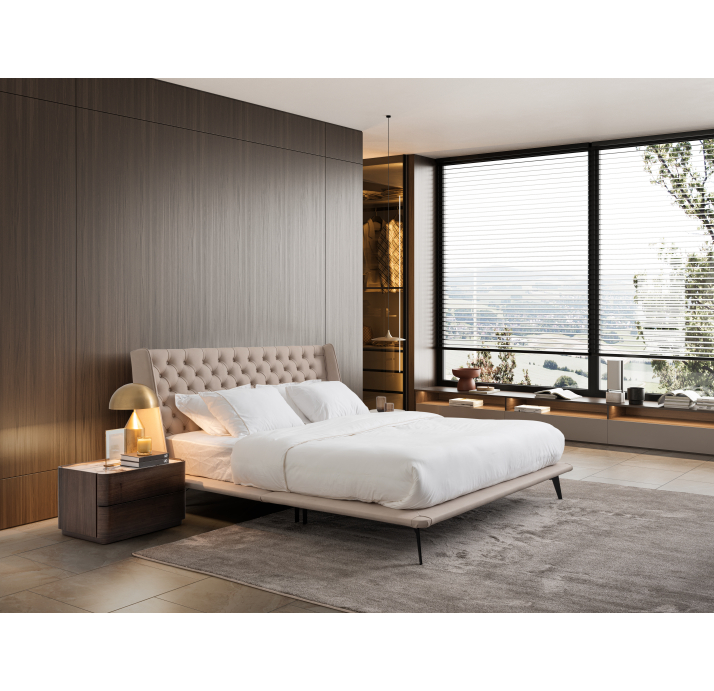 Тумба прикроватная TRIPOLI NIGHTSTAND WALNUT CREAM  62X48X39 СМ. (NRM06016)