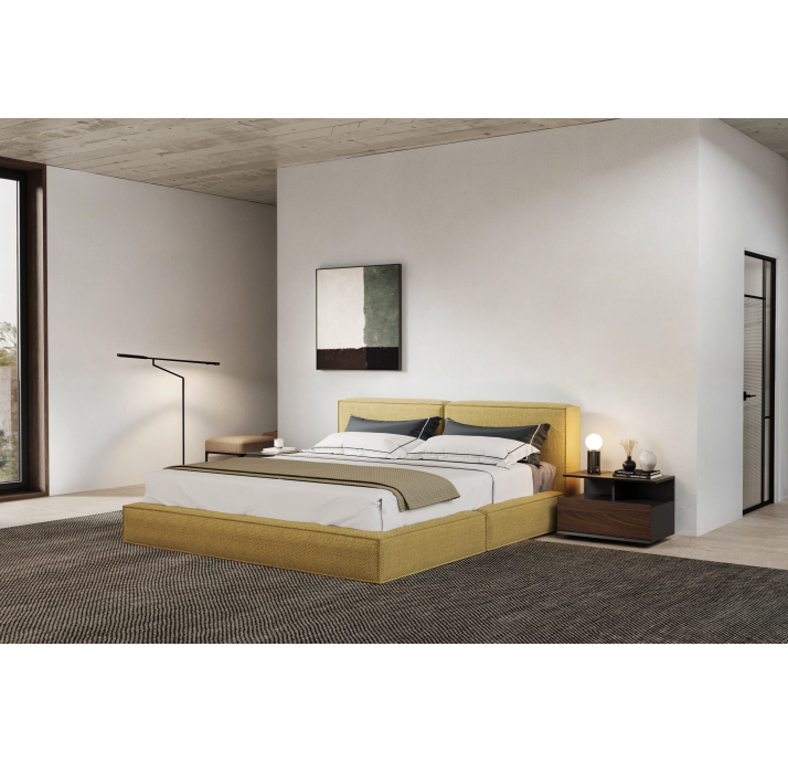 Тумба прикроватная ARGENTA NIGHTSTAND WALNUT WALNUT  65X45X42 СМ. (NRM06021)