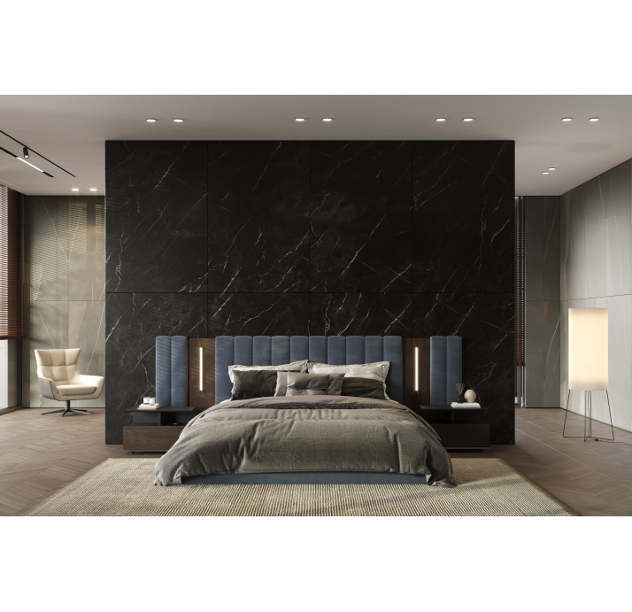 Тумба прикроватная ARGENTA NIGHTSTAND WALNUT WALNUT  65X45X42 СМ. (NRM06021)