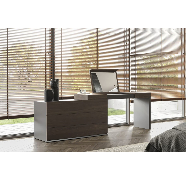 Туалетный столик ARGENTA DRESSER AMERICAN WALNUT BROWN  228X48X77 СМ. (NRM06034)