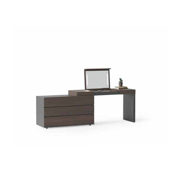 Туалетный столик ARGENTA DRESSER AMERICAN WALNUT BROWN  228X48X77 СМ. (NRM06034)