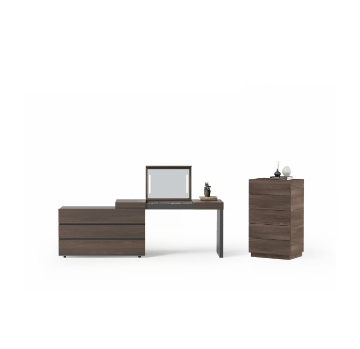 Туалетный столик ARGENTA DRESSER AMERICAN WALNUT BROWN  228X48X77 СМ. (NRM06034)