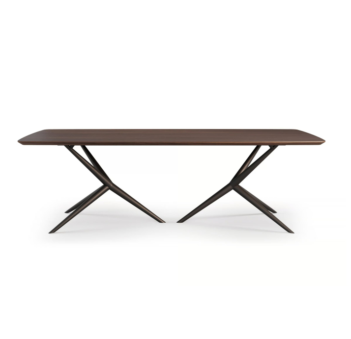 Стол обеденный ARAGON DINING TABLE BROWN AMERICAN WALNUT  249X103X76 СМ. (NRM06081)