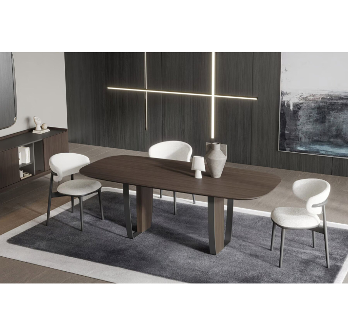 Стол обеденный GENOVA DINING TABLE AMERICAN WALNUT AMERICAN WALNUT  220X103X76 СМ. (NRM06083)