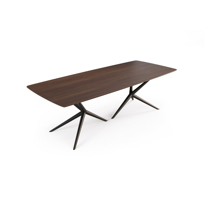 Стол обеденный ARAGON DINING TABLE BROWN AMERICAN WALNUT  219X103X76 СМ. (NRM06080)