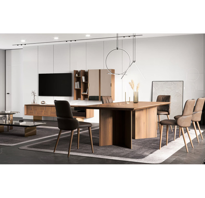 Стол обеденный ARIEL DINING TABLE RAW OAK RAW OAK  205X90X76 СМ. (NRM06101)