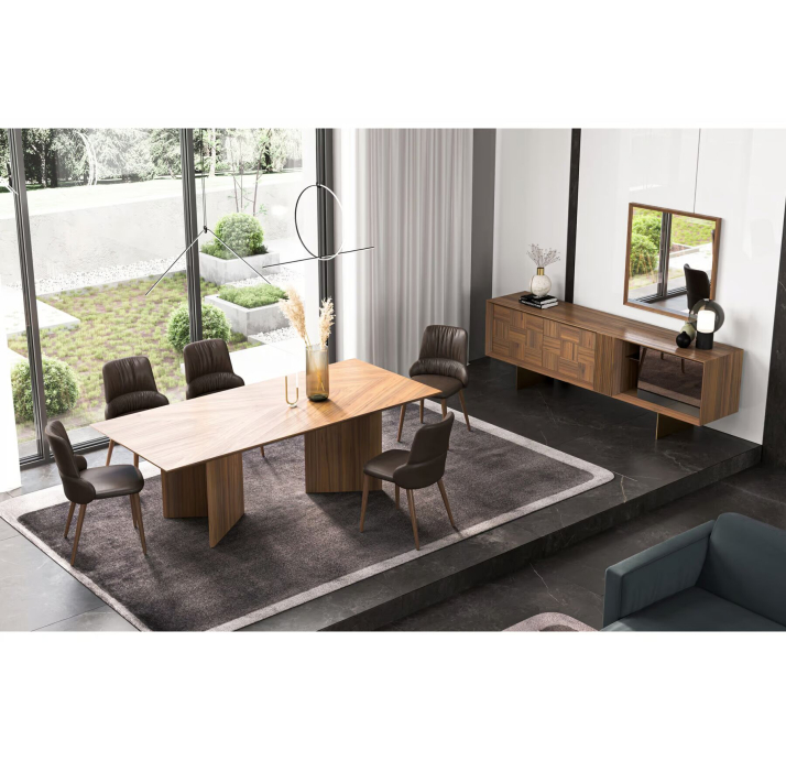Стол обеденный ARIEL DINING TABLE RAW OAK RAW OAK  205X90X76 СМ. (NRM06101)