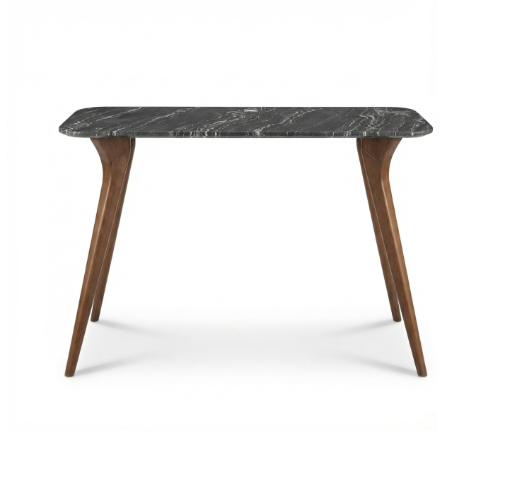 Консоль напольная 68 CONSOLE TABLE Marble Rivera Rivera marble AMERICAN WALNUT 110X48,5X79 СМ. (FUG0